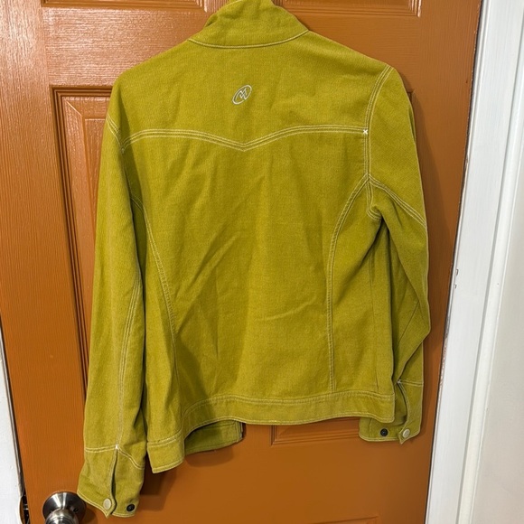 Mcloudveil Olive Green Suede Jacket - Picture 3 of 9